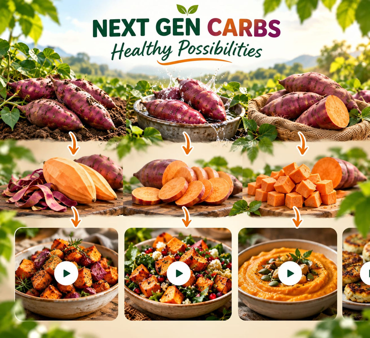 Carisma Vita Nutritious Orange Sweet Potato